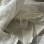 Olivaceous White Linen Button Up Skirt size Large  NWT Photo 1