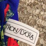 Brazilian Size 11/12 High Waist Bright Print Bikini Set Blue Size L Photo 5