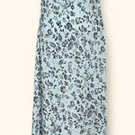 Rampage Vintage 90s‎ Maxi Dress  Floral Milkmaid Bodice Blue Sleeveless Juniors Photo 0