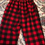 Red And Black Women Sweatpants Size X Small SHEIN Multiple Photo 1