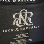 Rock & Republic Gray Mens V Neck T-Shirt Photo 1