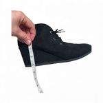 Attention  Black Lace Up Women's Boots Photo 2