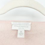 Charter Club Womens Fall Barbiecore Preppy Argyle 100% Cashmere Sweater Size PL Photo 3