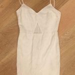 ZARA Textured White Bridal Mini Dress M S Photo 0