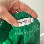 The Lulo Project Marti Green Double Slit Maxi Skirt S Photo 7