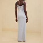 Aerie Real Soft Stretch Bodycon Maxi Dress in Shell Gray, size XXS Photo 3