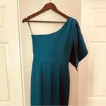 Dress the Population $248 • One Shoulder Cape Gown • Georgina • Color Pine • XS Photo 12