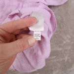 Chico's  Fresh Chic Shirt Light Purple 3/4 Cuff Sleeves Linen Womens 0 Lightweight Photo 7