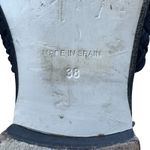 Loewe  Black Leather Mules Flats Slip On Size 38 Pointed Toe Designer Old Money Photo 12