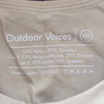 Outdoor Voices Cream Crop Top NWT Size XXS Cream Cropped Tank Photo 3