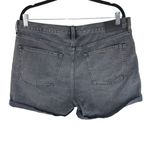 Everlane Womens The Denim Short Raw Hem Organic Cotton Washed Black 32 Photo 3