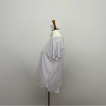 All In Motion  Top Short Sleeve High Low Hem Athletic Lounge Purple Lavender Photo 2