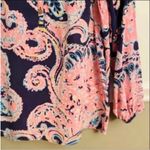 Lilly Pulitzer Elsa Pink Navy Pop Up For the Halibut Top Size XXS Photo 10