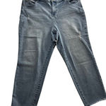 1822 Denim 1822 Lightwash crop distressed jeans 18W Photo 0