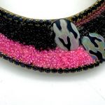 🌹HP🌹Adrienne Designs Beaded Choker Necklace Black Photo 6