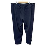 Liverpool Los Angeles Navy Cropped Trouser Size 22W Stretch Wide Leg Dress Pants Blue Photo 1