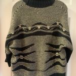 Forever 21  Black/Tan Knit elbow sleeve cardigan S Photo 6