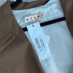 New Marni beige brown wool belted trench coat Size 0 Photo 10