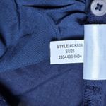 J.Crew Pintuck shirt-dress in cotton voile Navy CK804 XS NWT Short Sleeve Tiered Photo 5