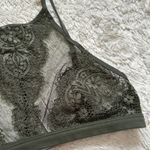 Victoria's Secret  Body S Lace Bralette Olive Green Fairy Grunge Boho Whimsygoth Photo 3
