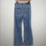 American Eagle Super High Rise Flare Jeans Women’s Size 6 Regular Blue Denim Photo 6