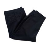 Alfred Dunner Capri Pant Petite Marbella High Rise Eyelet Trim Elastic Waist 10P Photo 8