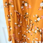 Abound  Floral Mustard Slip Dress Medium NWT Photo 4