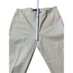 Lafayette 148 New York Metropolitan Stretch Cropped Bleecker Pants Sz 4 Khaki sl Tan Photo 6