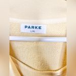 Parke Heritage Summer land Varsity Mockneck Sweatshirt Yellow Sweater Size L/XL Photo 3