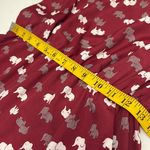 Everly dress round neck shirt sleeves fitted waist w/tie elephants Sz medium Photo 3