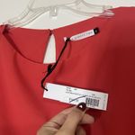 Three Eighty Two NEW!  victoria ruffle long sleeve shift coral rosebud dress $144 Photo 1