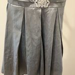 Aspeed  Silver Strapless Dress with Embellished Waist Photo 2