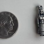 Vintage Native American W/ Baby 925 Sterling Silver Unmarked Photo 2