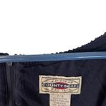 Jeanswear Vintage 90s Women's Size Medium 7/8 Bib Corduroy Dark Blue Dress Photo 3