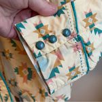 NWT Sherry Cervi Resistol “Dakota” Cotton Pearl Snap Button Western Shirt Large Photo 3