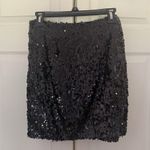 Vince  All Sequin Black Pencil Straight Skirt Club Party Event Cocktail Size 4 Photo 1