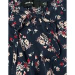 Torrid  Sz 0 Plus Floral Crop Pants‎ Blue Capri Boho Whimsy Sport Romantic Artsy Photo 14