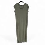 Athleta  Martinique Maxi Dress Women's M Green Short Sleeve Long Photo 5