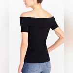 J.Crew  Black off the shoulder tee Photo 1