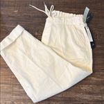 Liverpool The Rascal Ecru Pants Size 14 NWT Drawstring Ankle Cuffed Minimalist Photo 7
