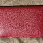 BVLGARI  long zip wallet maroon Photo 0