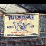 True Religion Bootcut Jeans Dark Wash Denim USA Made Size 29 Photo 3