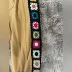 Custom crochet panel jeans size XS Tan Photo 1