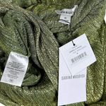 SABINA MUSAYEV Isabello Plisse Midi Dress, Moss Green, Medium Green Photo 10