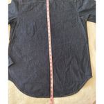 Ralph Lauren Lauren  Denim Button Shirt Dark Rinse Wash Long Sleeve Womens Medium Photo 6