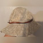  Parks Woven Safari Hat Leather Band Mickey Mouse Adult Disney World Hat Photo 5