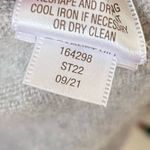 Garnet Hill  Essential 100% Cashmere Polo Sweater in Heathered Gray Photo 5