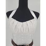 Ruby Rox White Babydoll Halter Dress Bridal Euro Summer Milkmaid Y2K Coastal Cowgirl SZ 7 Photo 1