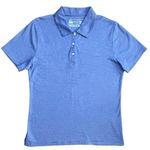 Cutter and Buck Womens Polo Shirt Medium Blue Striped Moisture Wicking DryTec Golf Photo 10