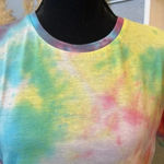 Love, Fire Love Fire Tie Dye Crop Top Photo 3